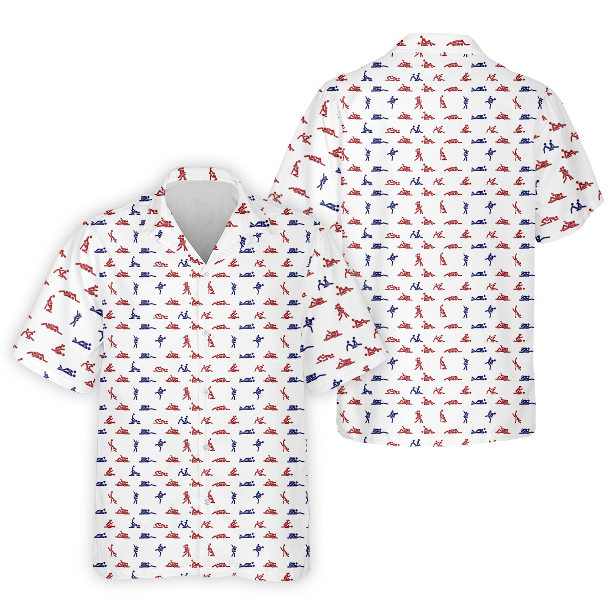 Funny Stick Figure Men's Polo Shirt, Funny Sex Position Golf Polo, Fun Men Golf Shirts, Men Golf Gift