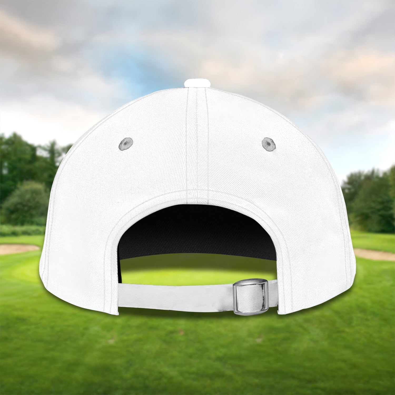 Happiness Is An Old Man With A Beer And A Golf Club Embroidered Baseball Cap, Golf Hat, Dad Golf Gift