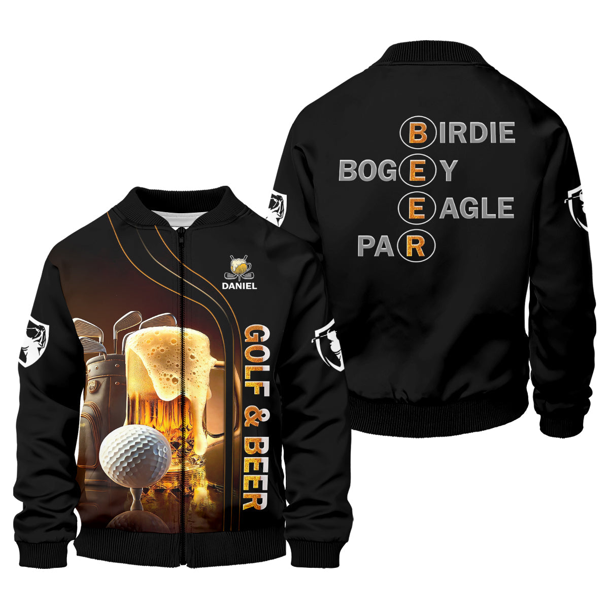 Golf And Beer Custom Golf Hoodie Shirt, Funny Golf Shirt, Gift For Golfers