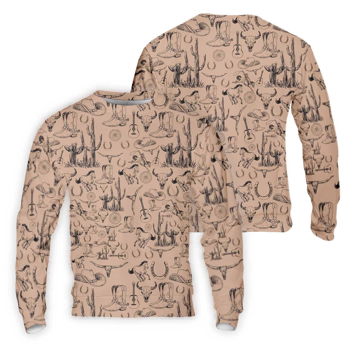 Brown Toile Western Golf Shirt, Mens Golf Polo Shirts, Golf Accessories For Men, Polo For Men