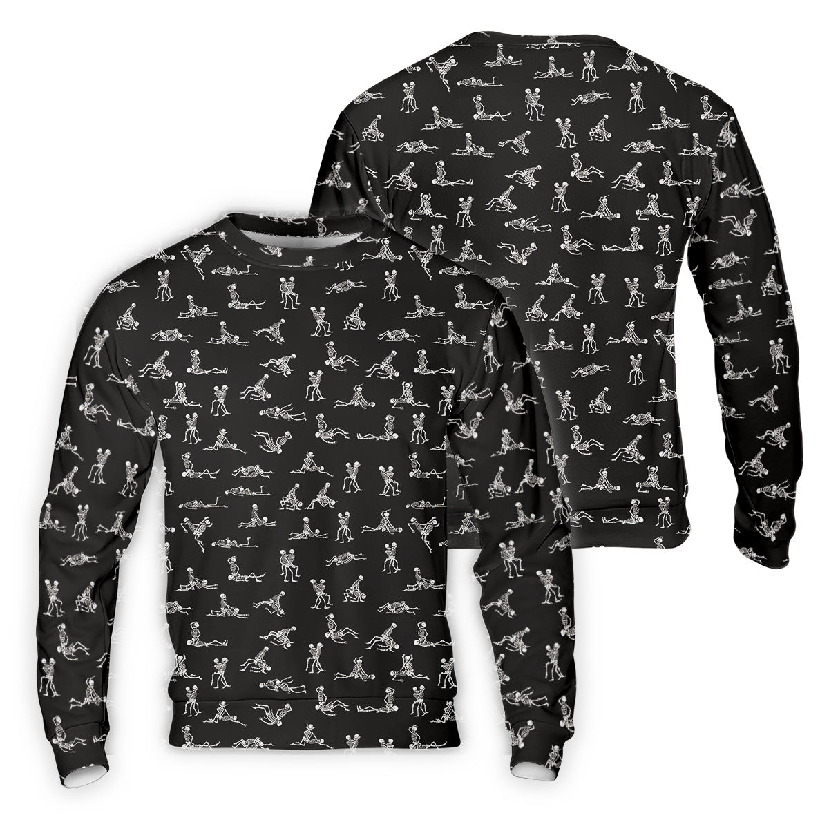 Funny Skeleton Sex Position Golf Shirt, Halloween Gift Idea, Fun Golf Shirts For Men, Unique Gift For Golfer