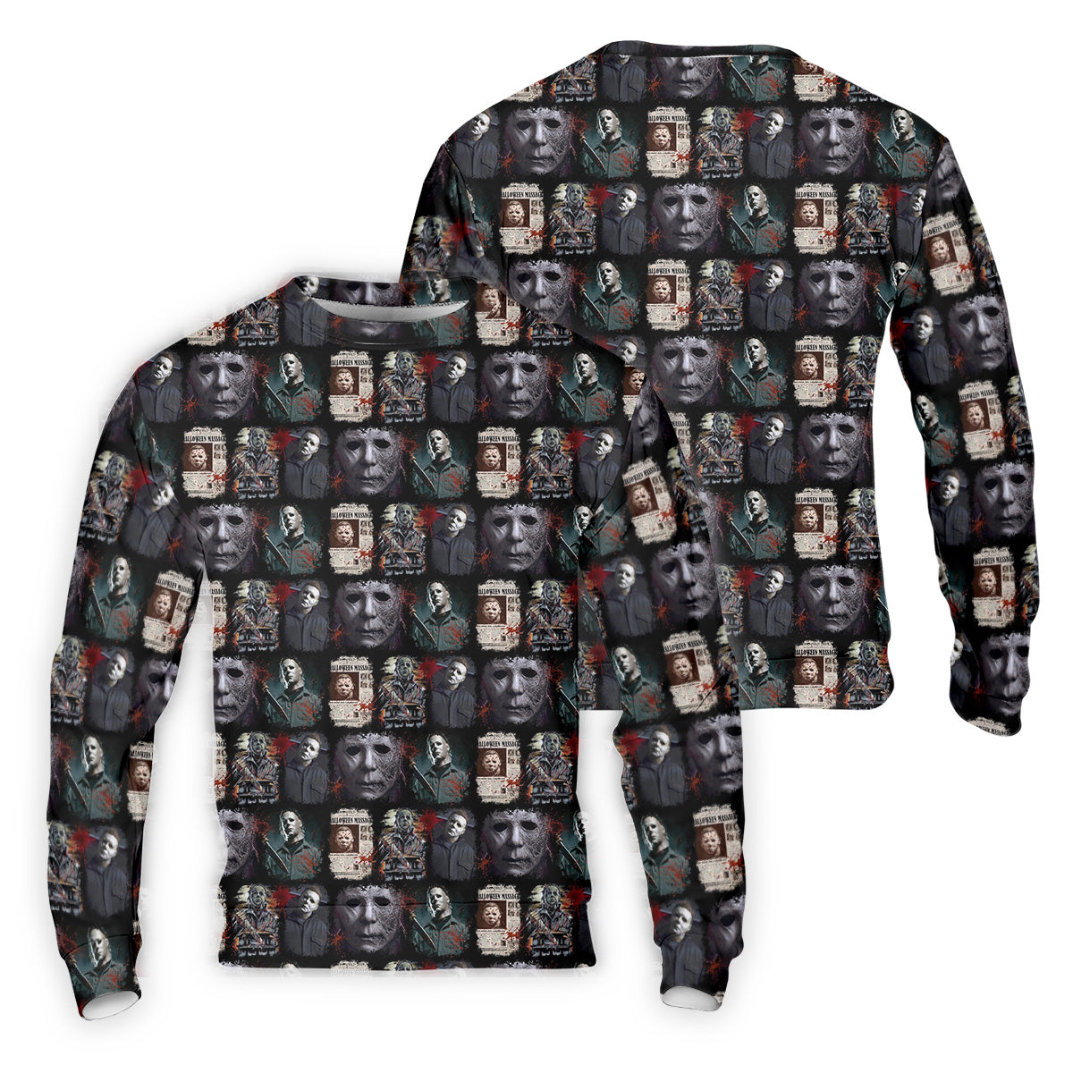 Michael Myers Halloween Fun Men's Golf Polos, Classic Horror Characters Men Polo, Horror Movie Shirt