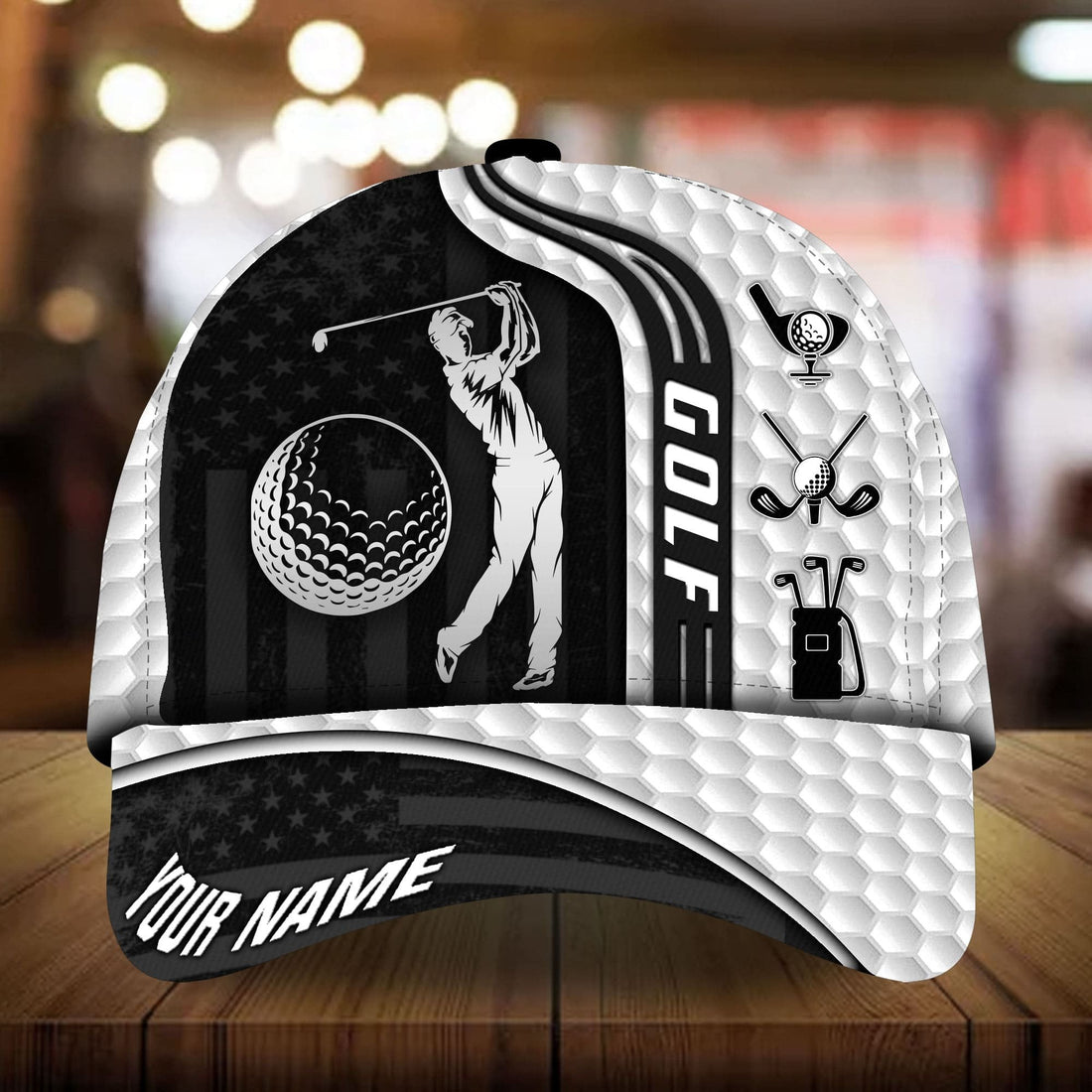 Customize Golf Cap, Personalized 3D Printed Hat, Perfect Present For Golfers