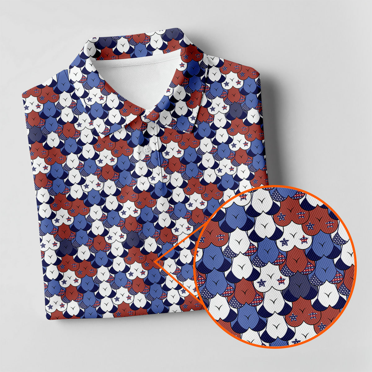 Funny Boobs Golf Polo Shirt, Funny American Golf Shirt, Matching Golf Shirt, Couple Golf Shirt