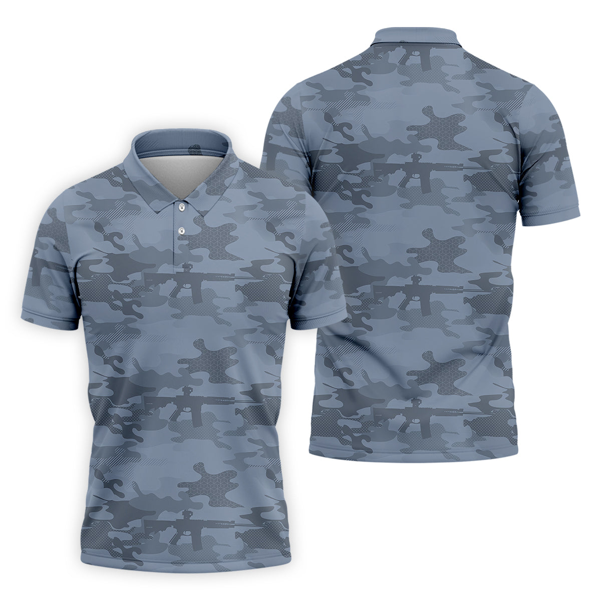 Camouflage Golf Polo, Golfing Apparel, Men Golf Gift, Camouflage Golf Shirts