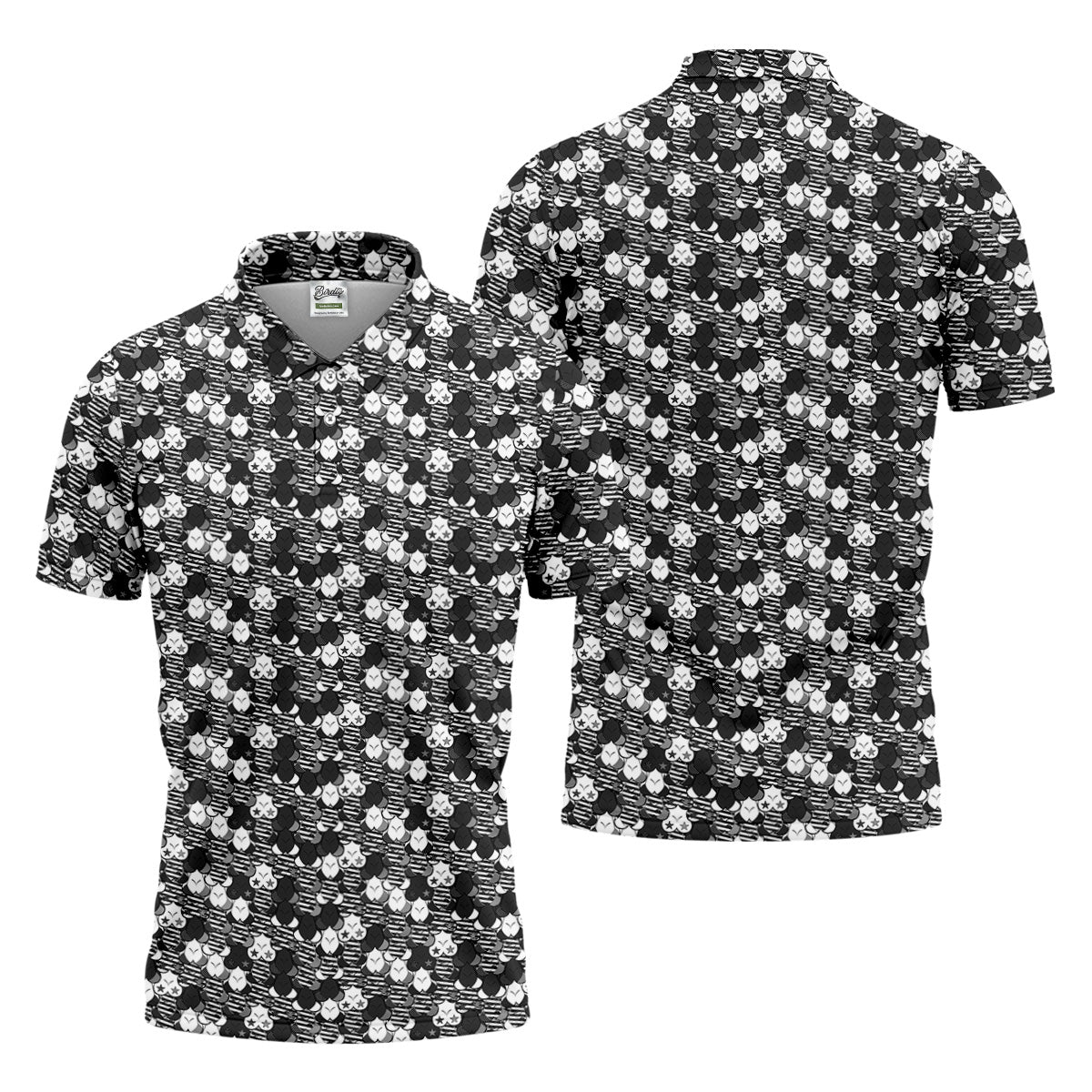 Funny Black Boobs Men's Golf Polo Shirt, Fun Golf Shirt For Men, Hilarious Golf Shirts, Mens Golf Gift