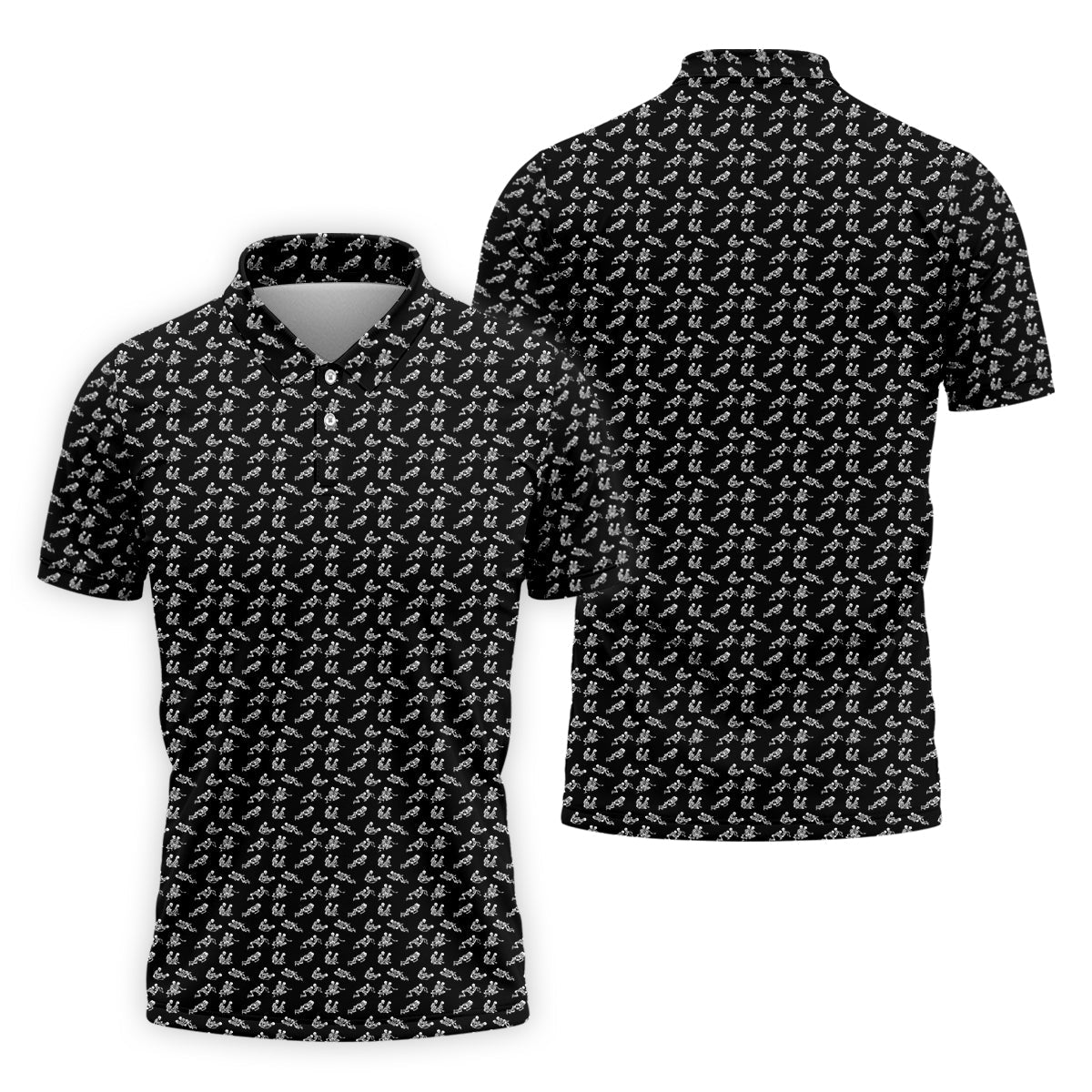 Funny Golf Polo Shirt, Dad Golf Shirt, Christmas Golf Gift