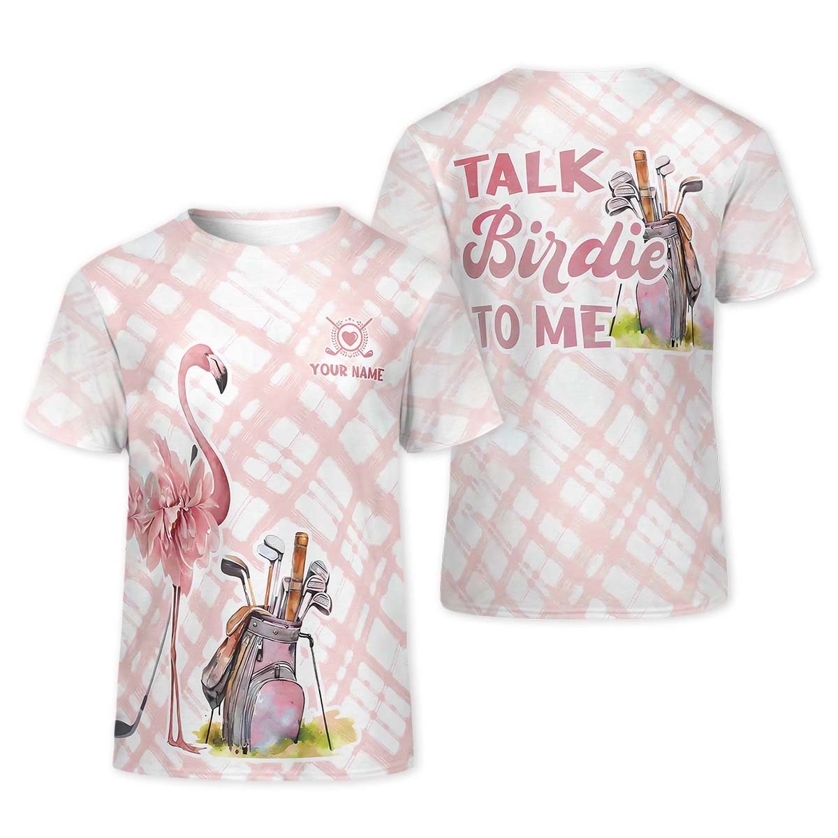 Talk Birdie To Me Womens Golf Polo Shirt, Golfing Apparel, Womens Golf Gifts