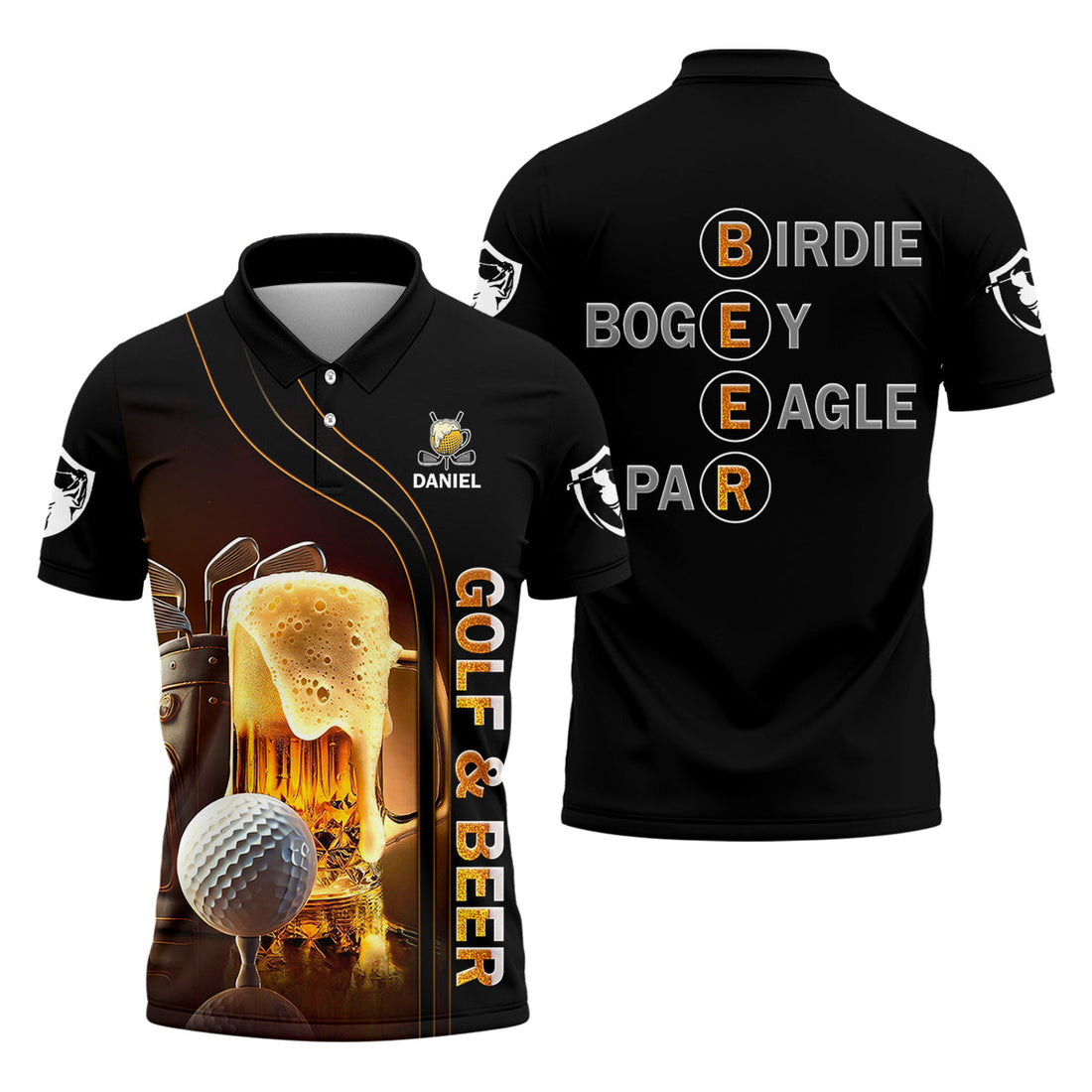 Golf And Beer Custom Golf Hoodie Shirt, Funny Golf Shirt, Gift For Golfers