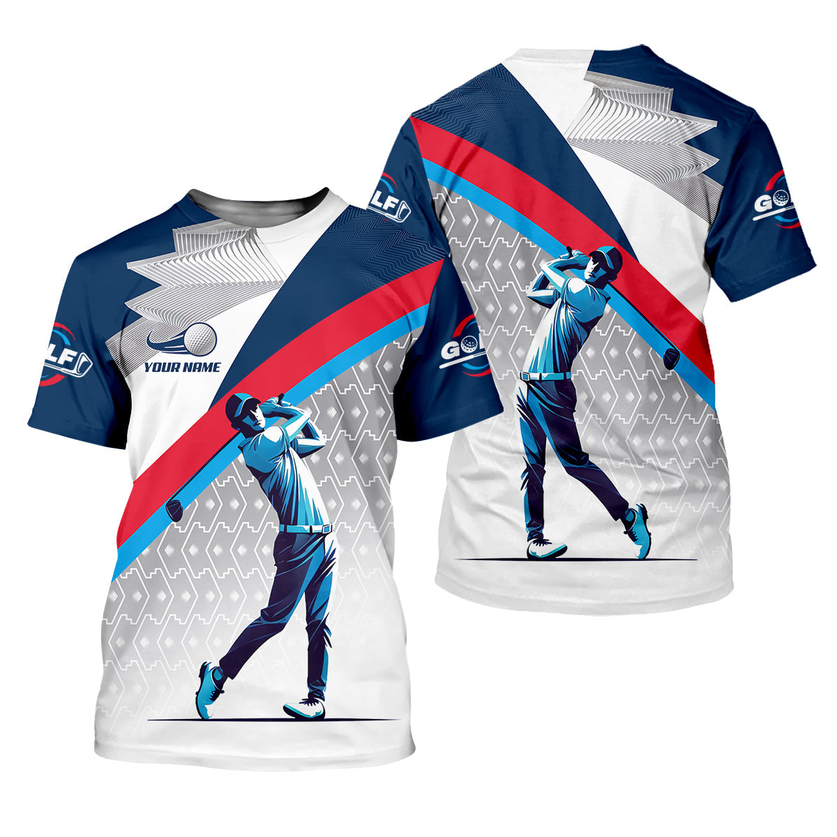 Swing Master Men's Golf Polo Shirt, Golfers Gift, Mens Golf Gift