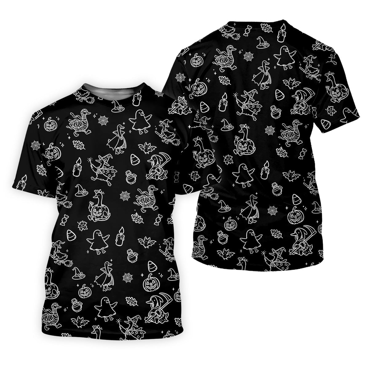 Goose Halloween, Doodle Pattern, Black Golf Polo, Sleeveless Womens Golf Shirts, Ladies Golf Shirts