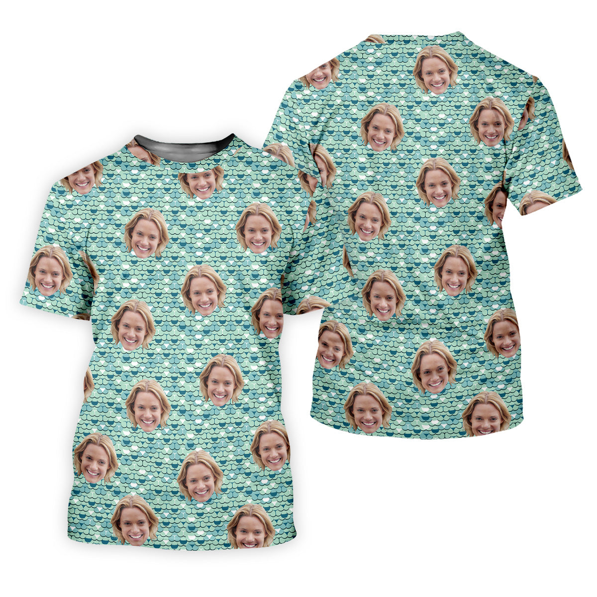 Funny Butt Green Golf Polo Shirt, Custom Face Golf Shirt, Fun Womens Golf Shirts, Ladies Golf Shirt