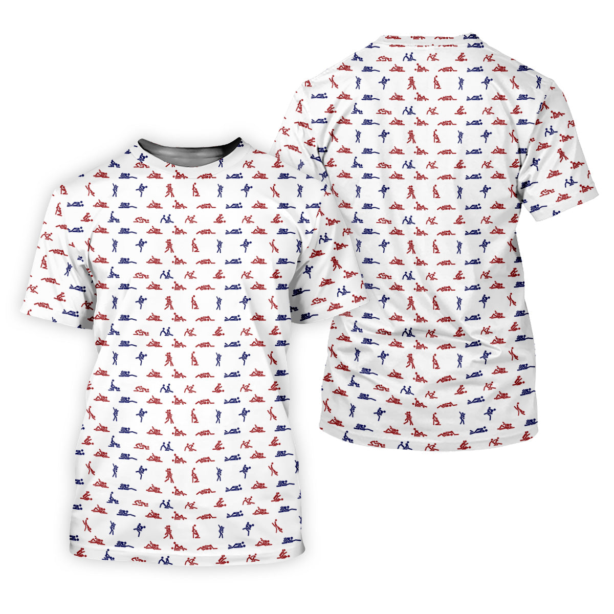 Funny Stick Figure Men's Polo Shirt, Funny Sex Position Golf Polo, Fun Men Golf Shirts, Men Golf Gift
