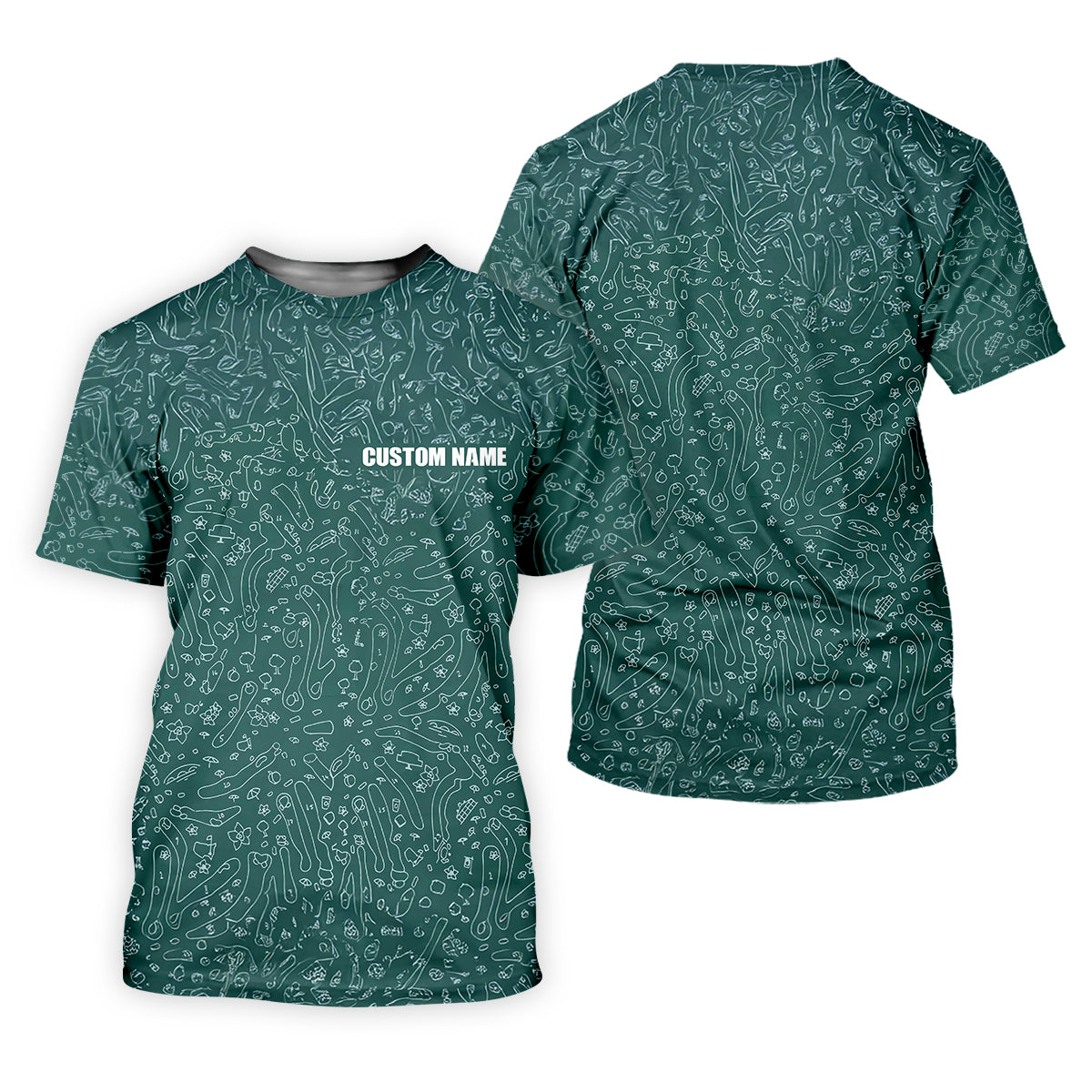 Masters Custom Funny Golf Polo Shirt, Gift for Dad, Christmas Golf Gift