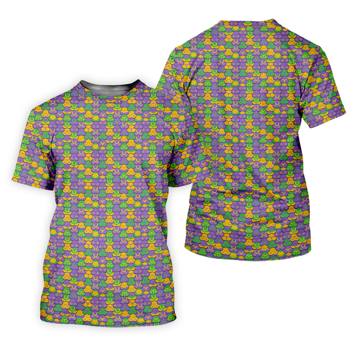 Funny Boob Mardi Gras Men's Golf Polo Shirt, Fun Golf Shirt For Men, Mardi Gras Polo, Funny Golf Shirt