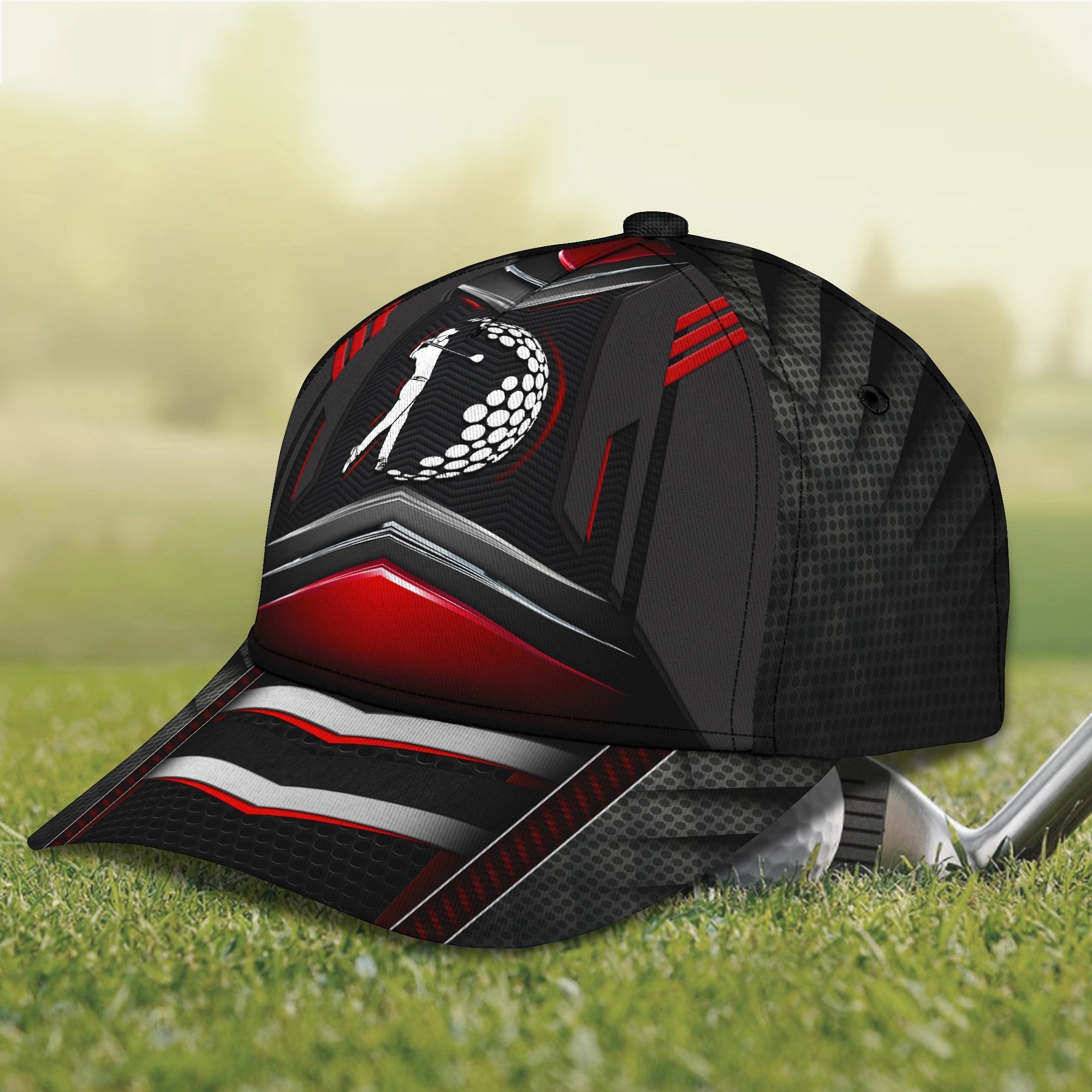 Custom Golf Cap, Personalized Name 3D Cap, Gifts For Golfers