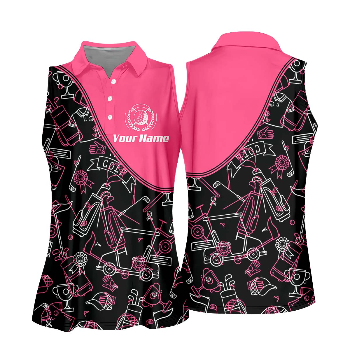 Custom Womens Golf Polo Shirt, Women's Golfing Clothes, Golfing Apparel, Womens Golf Gifts