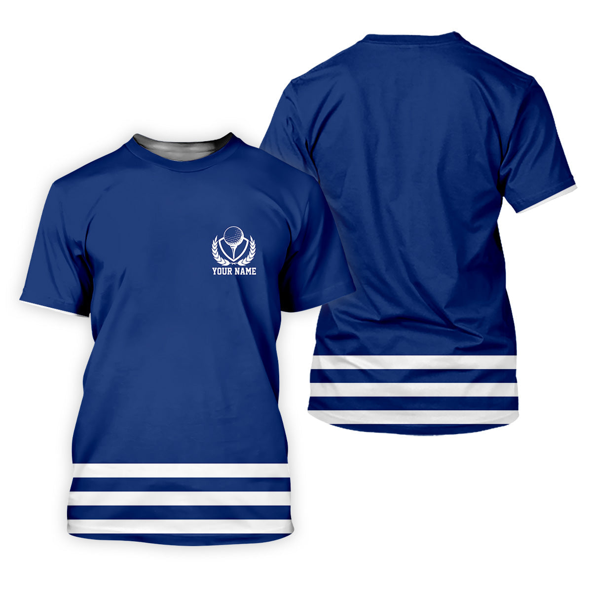 Blue And White Striped Golf Shirt, Women's Long Sleeve Golf Shirts, Cool Golf Gifts, Ladies Golf Shirts, Golfing Apparel