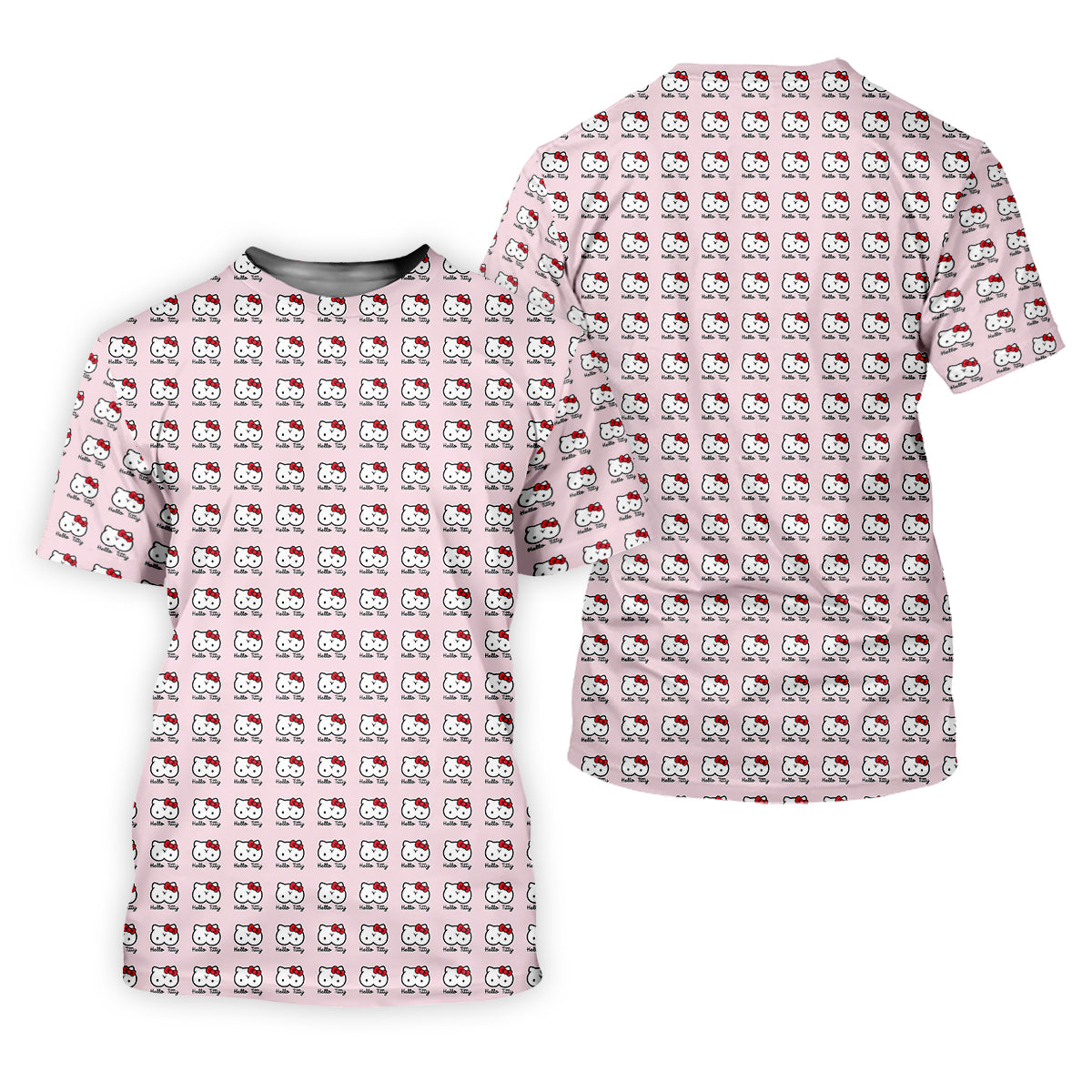 Kity Cat Funny Men's Golf Polo Shirt, Dad Golf Shirt, Christmas Golf Gift