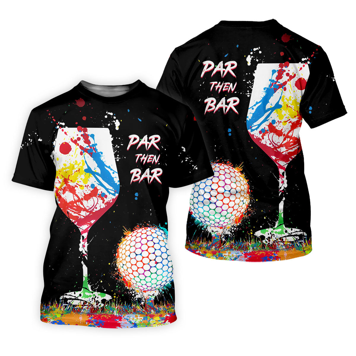 Par Then Bar Sleeveless Womens Golf Shirts, Fun Womens Golf Shirts, Ladies Long Sleeve Golf Shirts