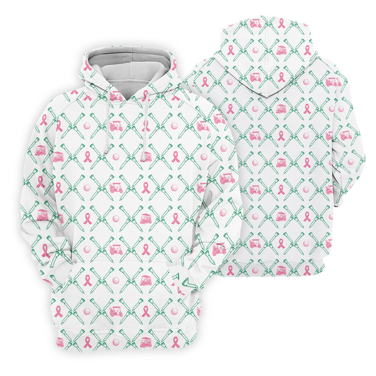 Golf Tee Women Golf Shirt, Breast Cancer Golf Shirt, Breast Cancer Awareness Shirts, Ladies Golf Shirt