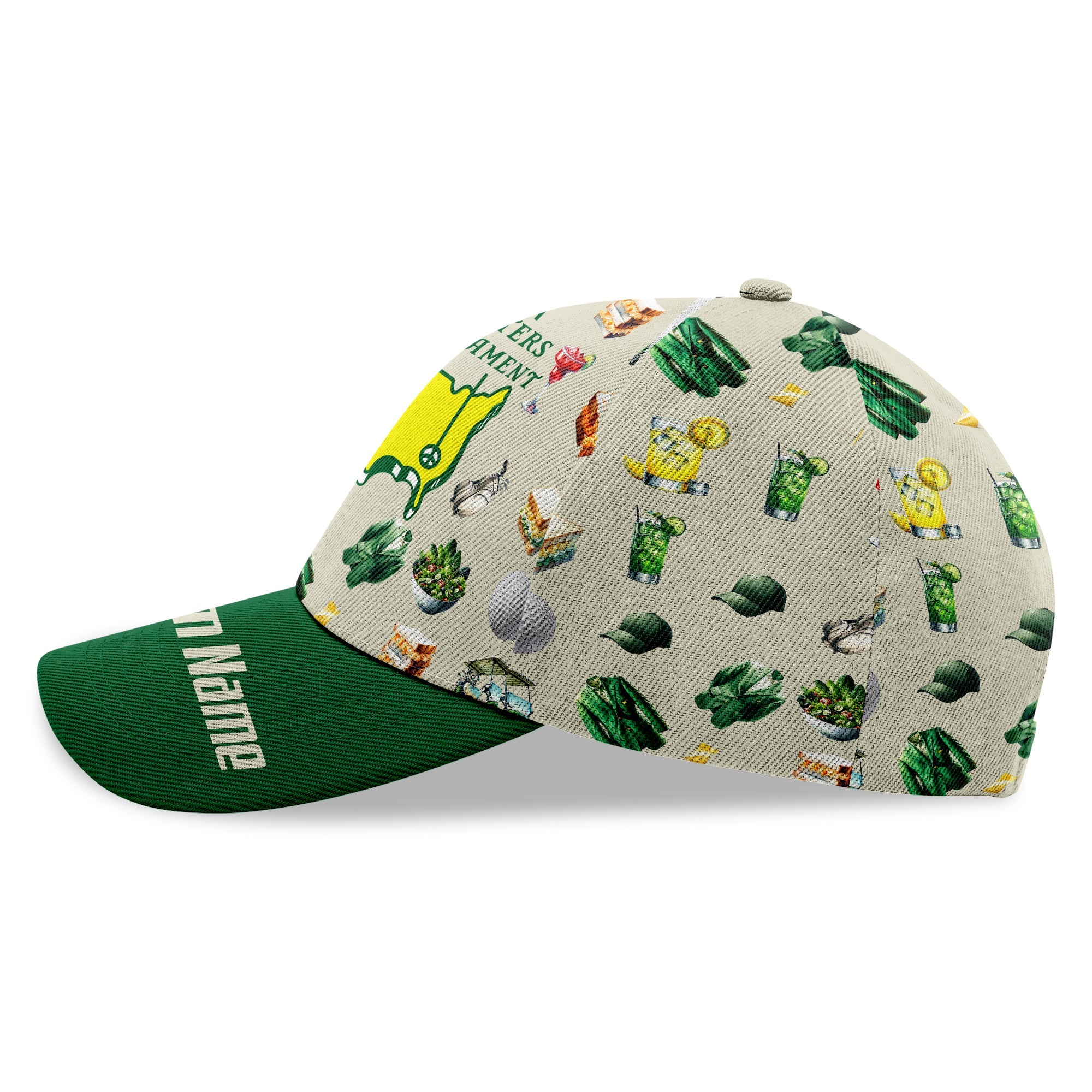Custom Augusta Master Tournament Golf Cap, Mens Golf Gift, Gift For Dad, Funny Golf Cap