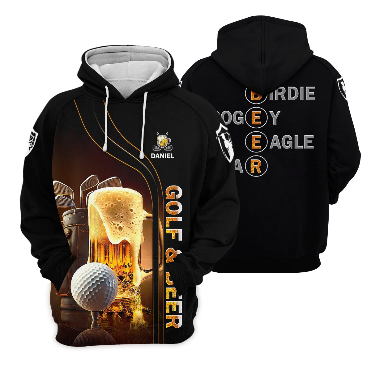 Golf And Beer Custom Hawaiian Golf Shirt, Funny Golf Shirt, Gift For Golfers