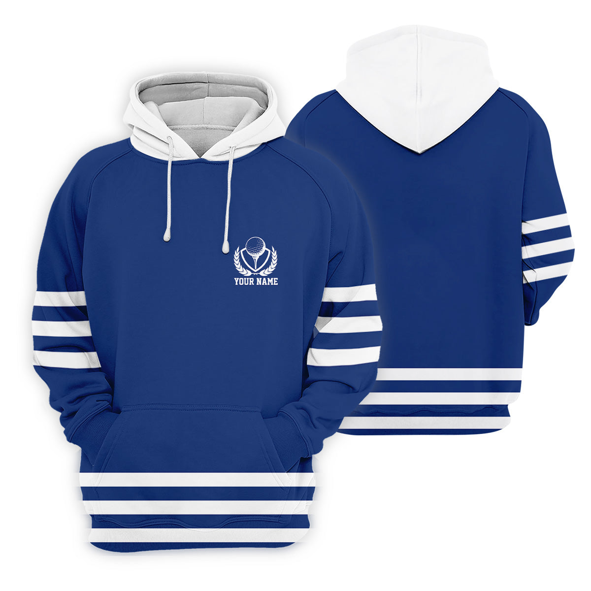 Blue And White Striped Golf Shirt, Women's Long Sleeve Golf Shirts, Cool Golf Gifts, Ladies Golf Shirts, Golfing Apparel