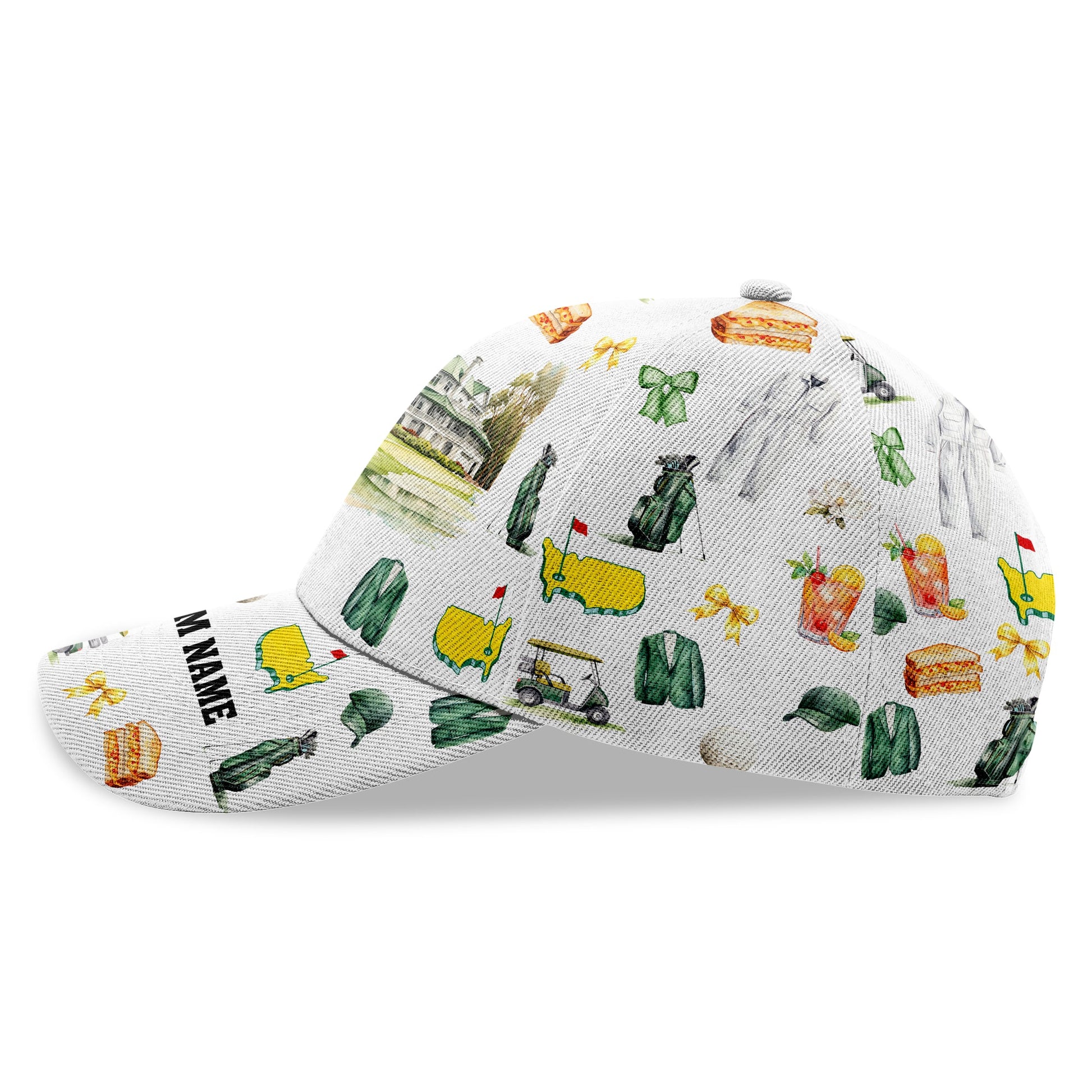 Masters Augusta GA Personalized Golf Cap, Funny Golf Cap, Gift For Golfers