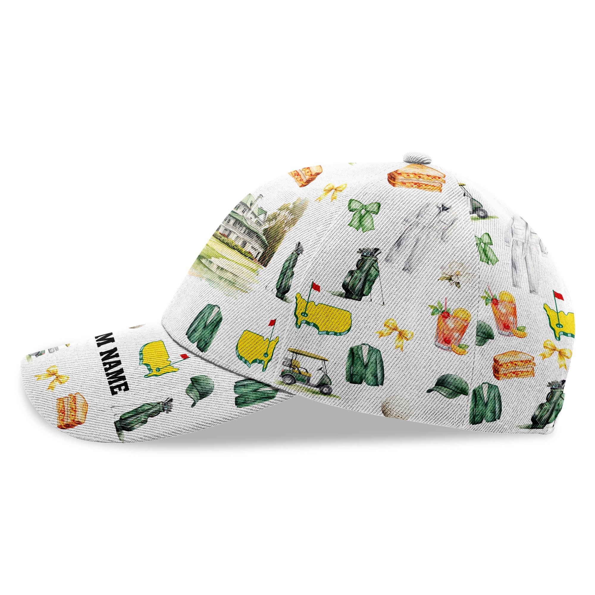 Masters Augusta GA Personalized Golf Cap, Funny Golf Cap, Gift For Golfers