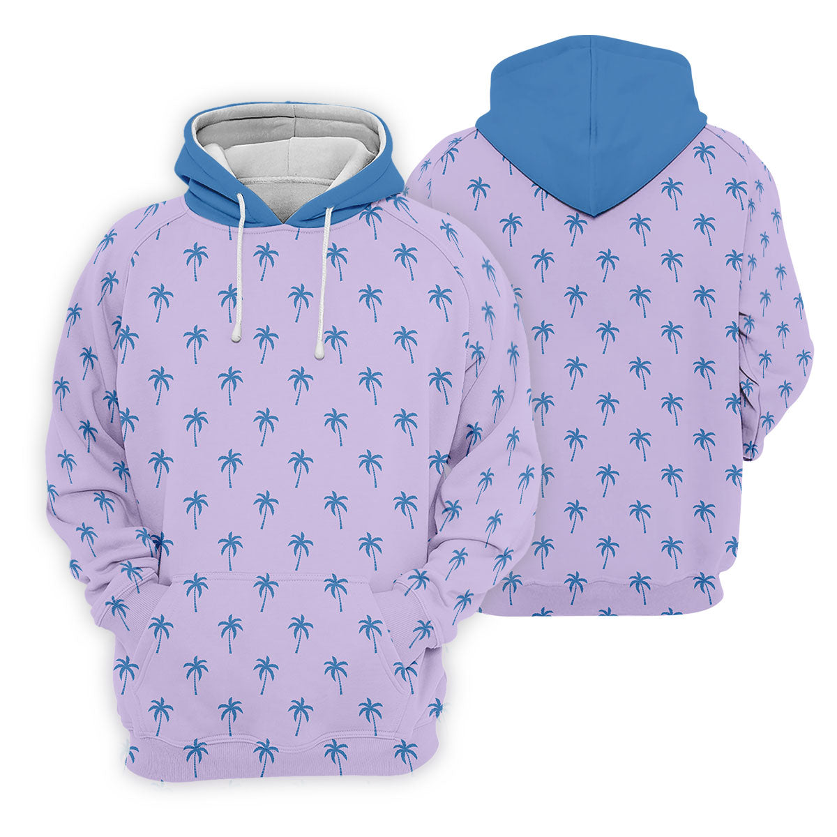 Palm Tree Pattern Hawaiian Polo Golf Shirts, Tropical Golf Shirts For Women, Matching Golf Shirts