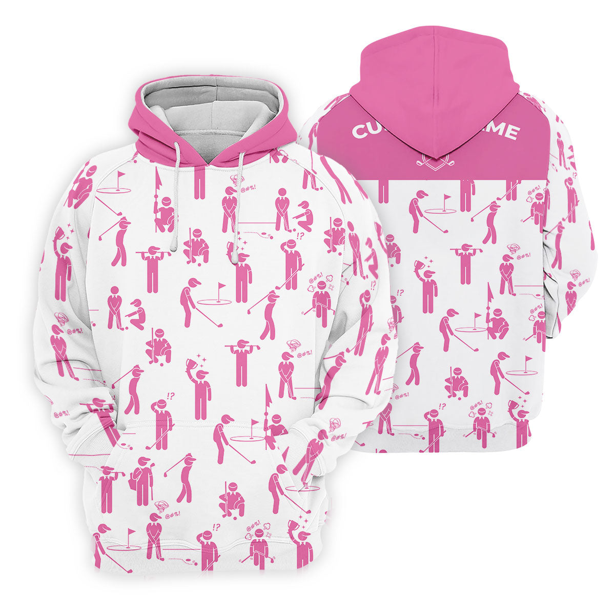 Personalized Womens Patterned Golf Shirts, Golf Gifts For Women, Womens Sleeveless Polo, Matching Golf Shirts
