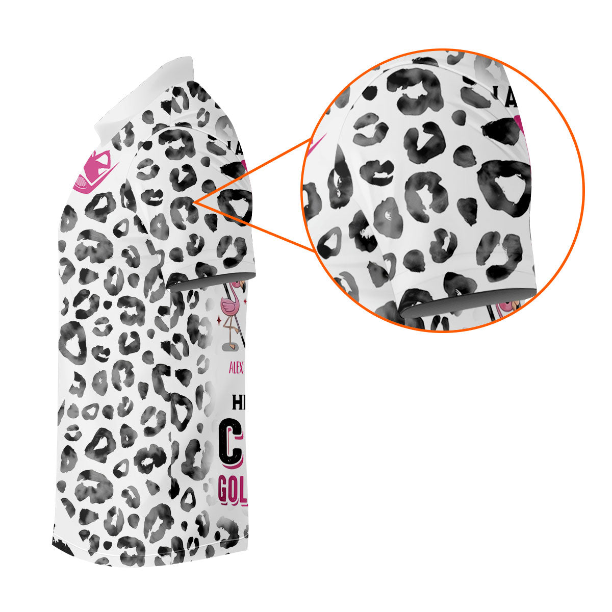 I Asked God For Partners In Crime He Sent Me My Crazy Golfing Friends Leopard Print Golf Shirt, Fun Womens Golf Shirts