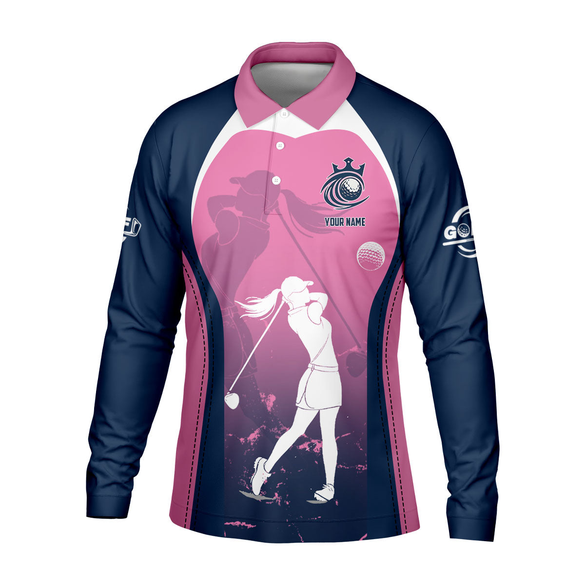 I Know I Play Like A Girl Try To Keep Up Golf Shirt, Funny Womens Golf Polo Shirt, Women's Golf Shirts