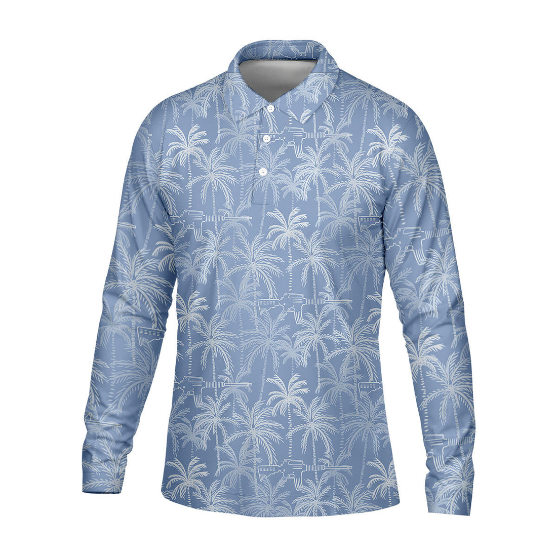 Summer Palms Golf Polo Shirt, Mens Golf Gift, Funny Golf Shirt