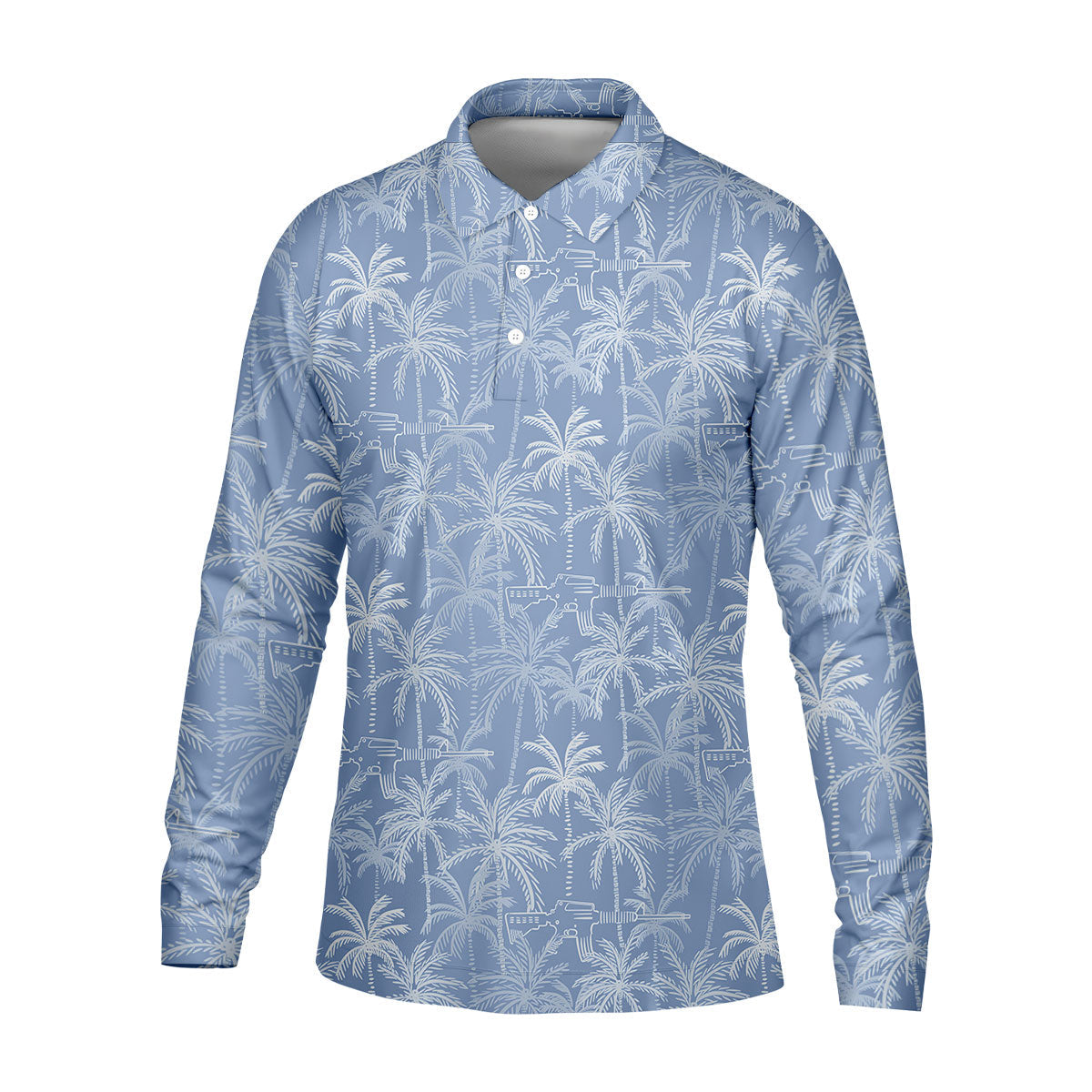 Summer Palms Golf Polo Shirt, Mens Golf Gift, Funny Golf Shirt