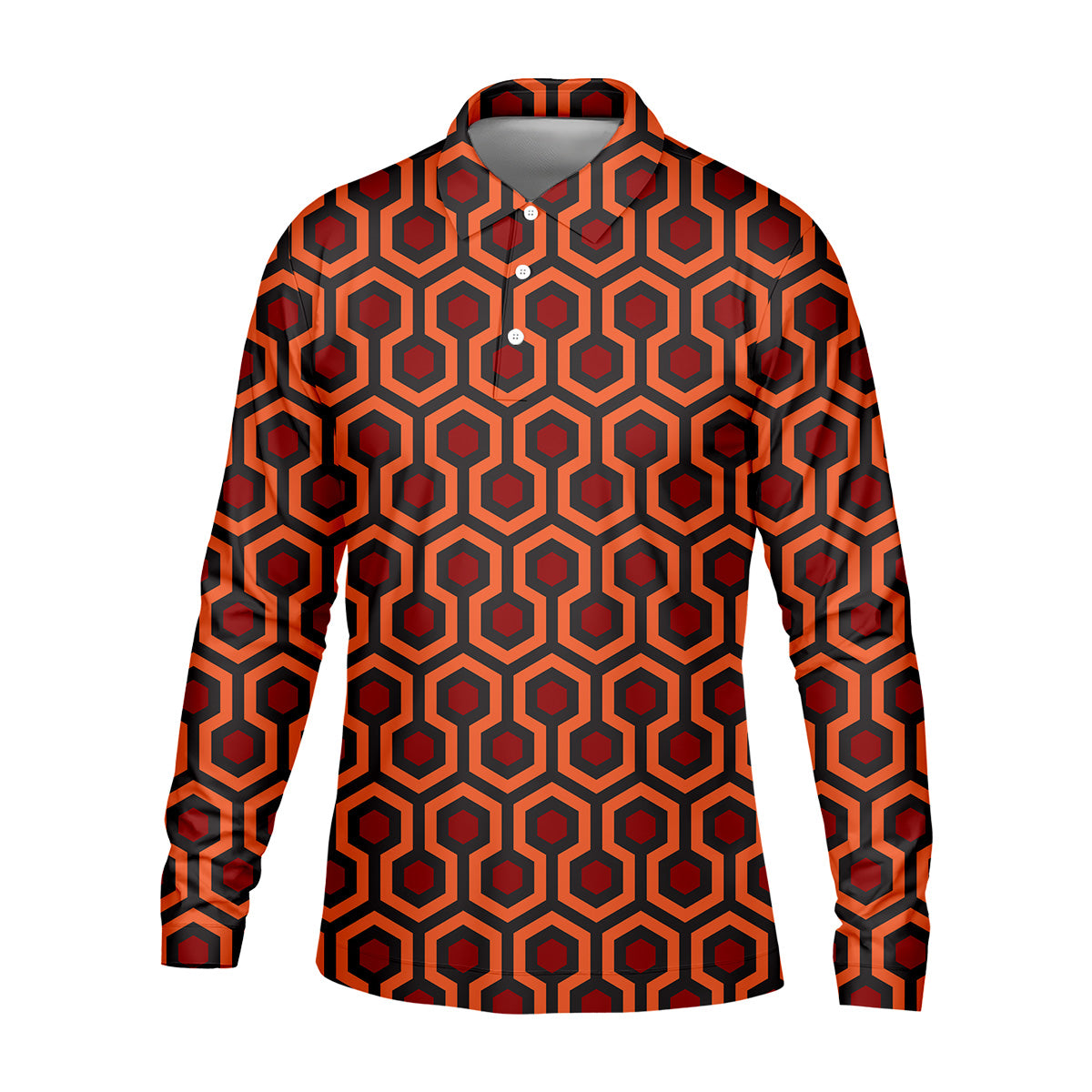 Carpet Pattern In The Shining Mens Golf Polo Shirts, Pattern Golf Shirt,  Matching Golf Shirts, Golf Shirts For Men