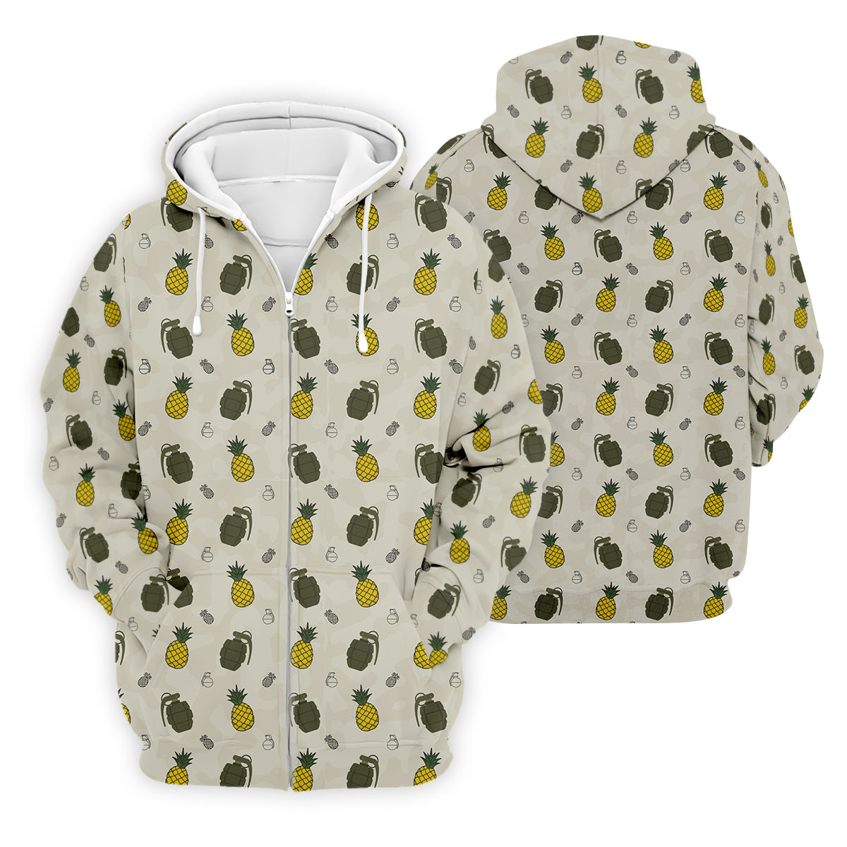 Funny Pineapple Golf Polo Shirts, Golfing Apparel, Men Golf Gift, Funny Golf Shirt