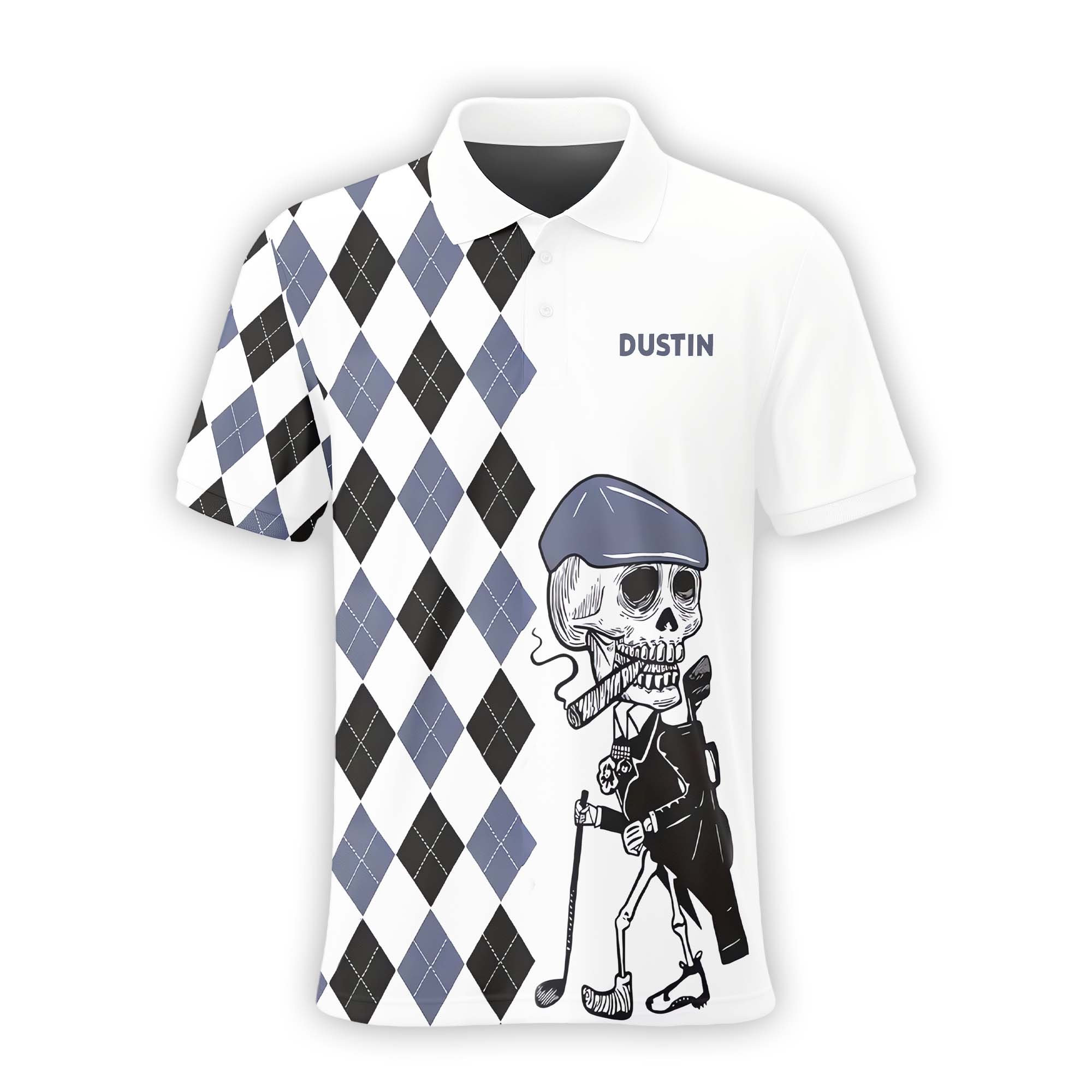 Swing Swear Drink Repeat Custom Name Golf Polo Shirt, Golf Shirt, Gift For Golfers