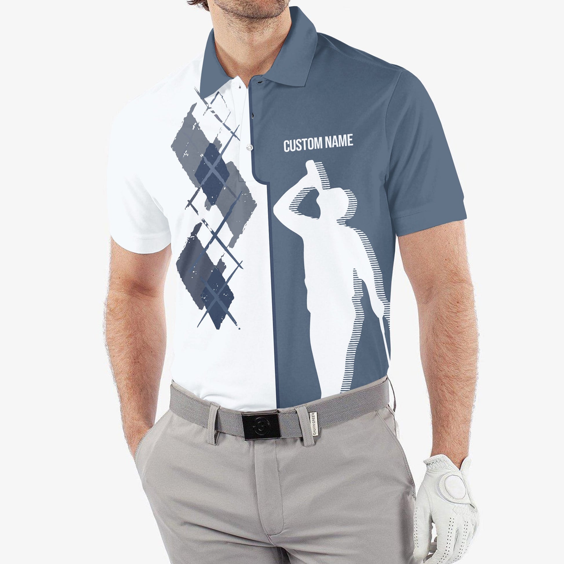 Swing Swear Drink Repeat Golf Shirt, Custom Polo Shirt, Present For Golfer