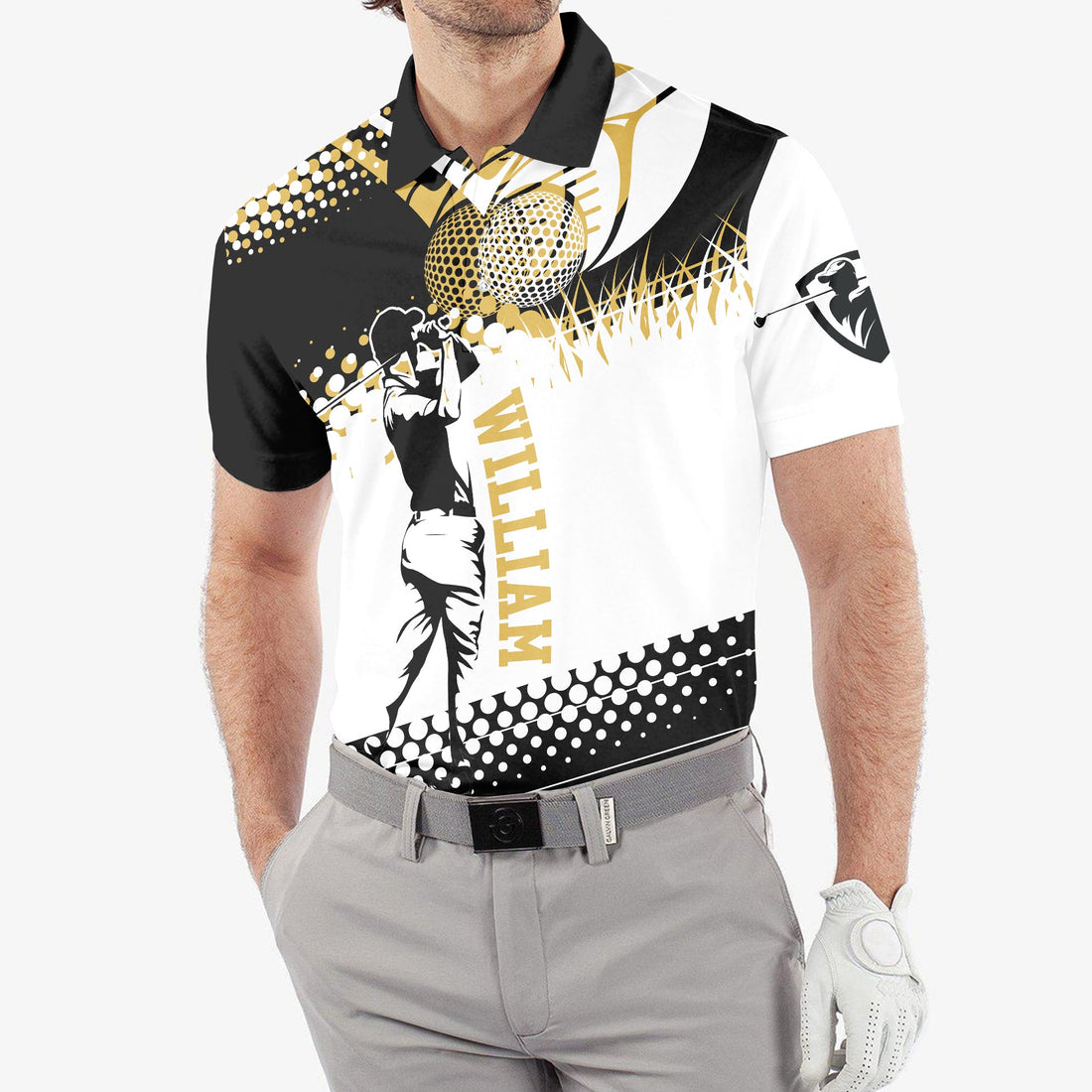 Some Grandpas Take Naps Custom Name Golf Polo Shirt, Golf Shirt, Gift For Golfers
