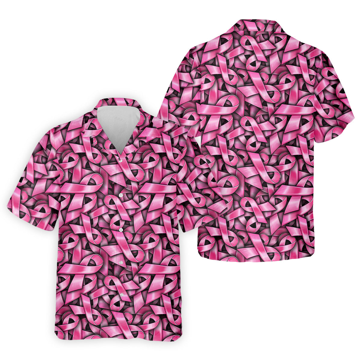 Pink And Black Breast Cancer Golf Shirt, Mens Golf Polo Shirts, White Polo Shirt Mens, Golfing Apparel