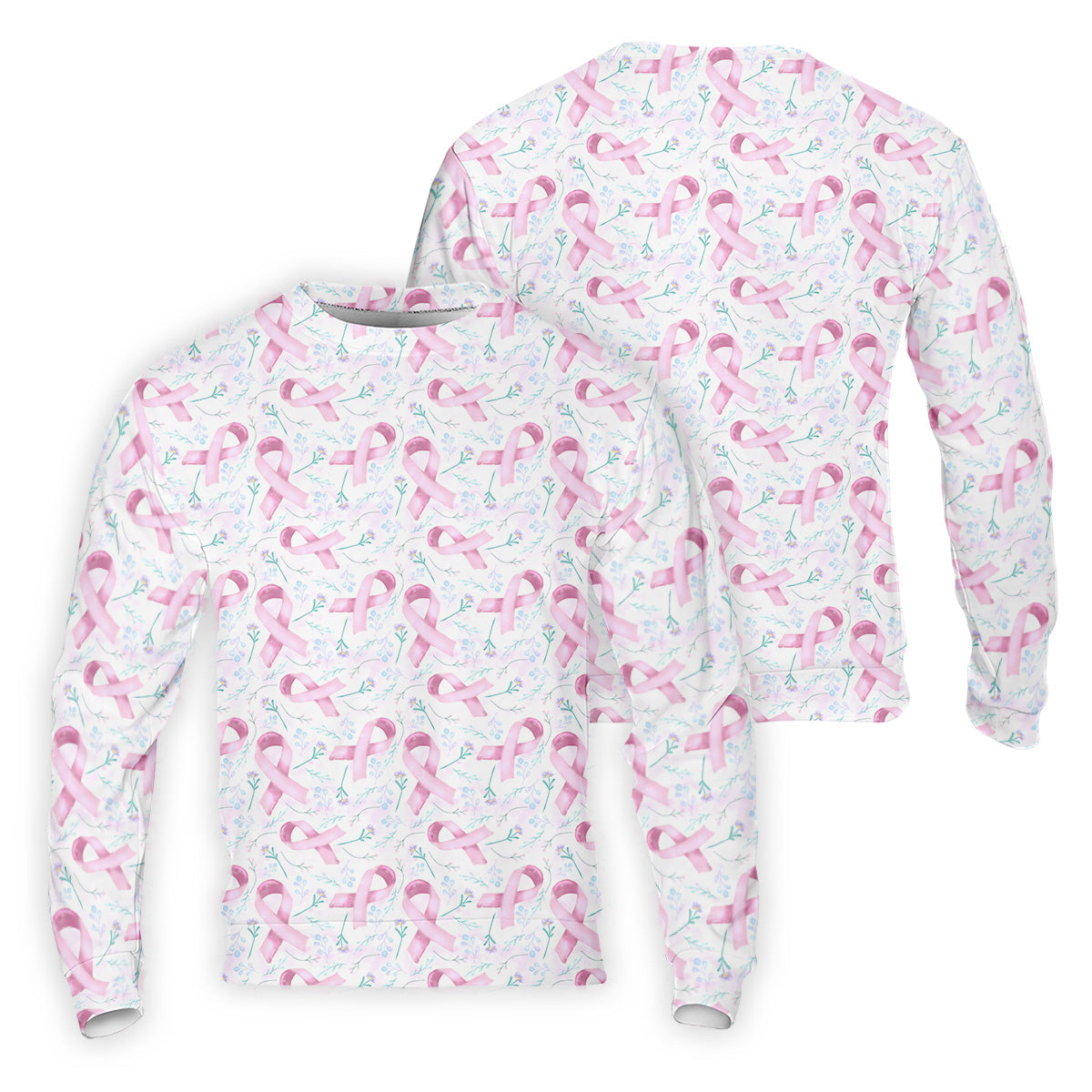 Pink Floral Breast Cancer Golf Shirt, Mens Golf Polo Shirts, White Polo Shirt Mens, Golfing Apparel