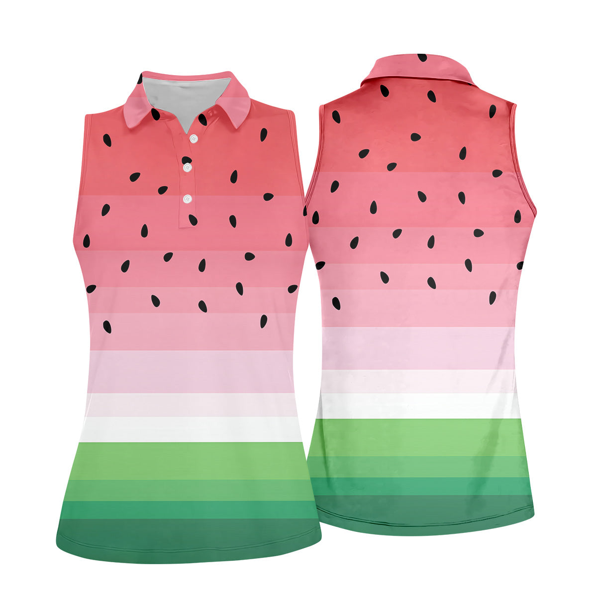 Watermelon Summer Funny Golf Shirt, Couple Golf Shirt, Matching Golf Shirt, His And Hers Golf Shirts