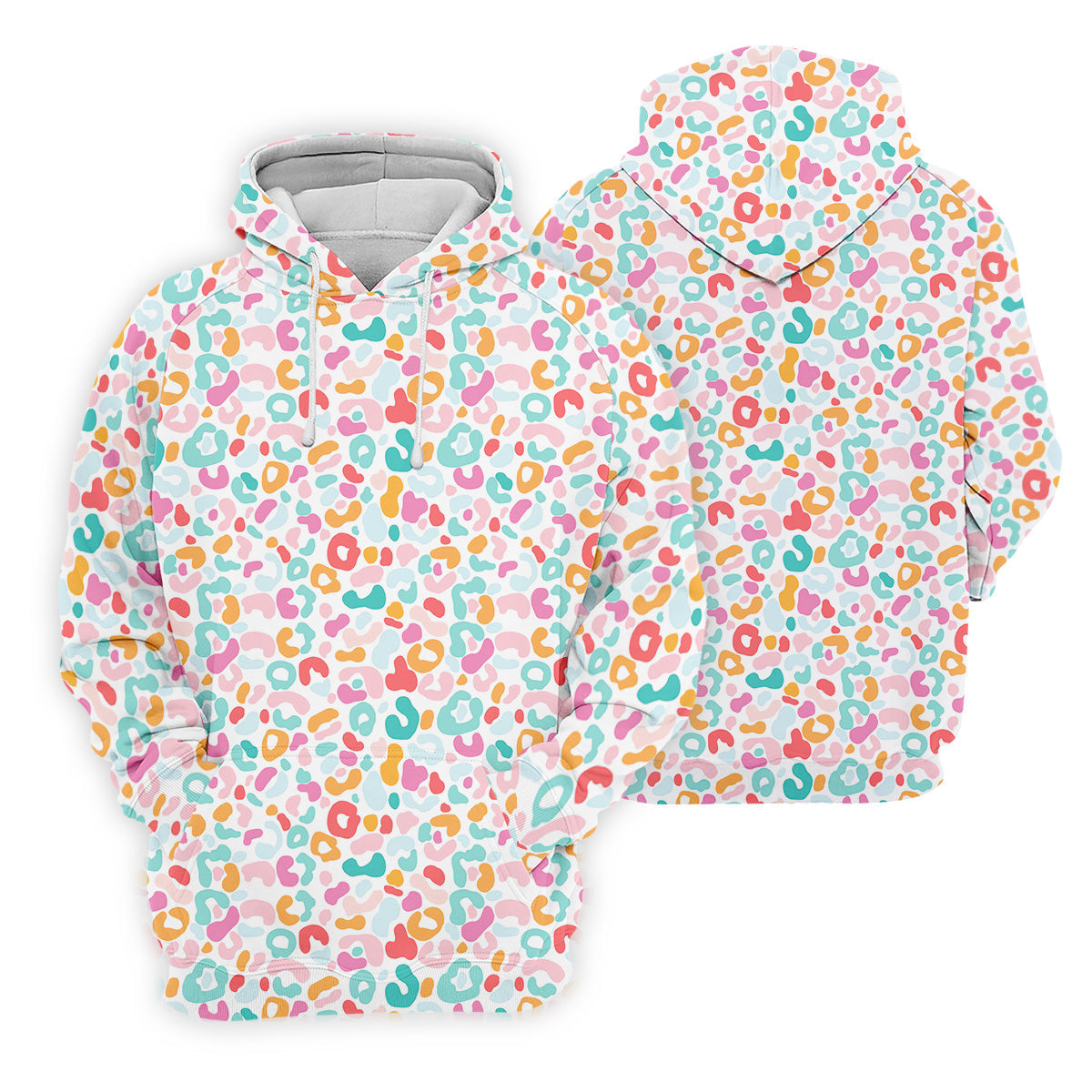 Leopard Pattern Fun Womens Golf Shirts, Women's Long Sleeve Golf Shirts, Ladies Golf Tops, Ladies Golf Polos