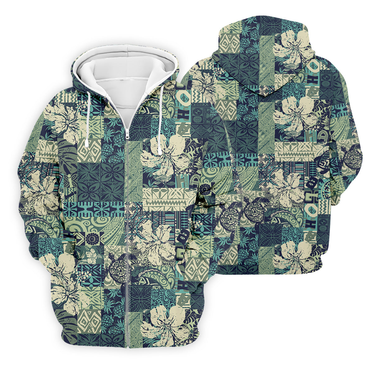 Tribal Aztec Tropical Golf Shirt, Hawaiian Golf Shirts, Mens Golf Polo Shirts, Golf Gift For Men