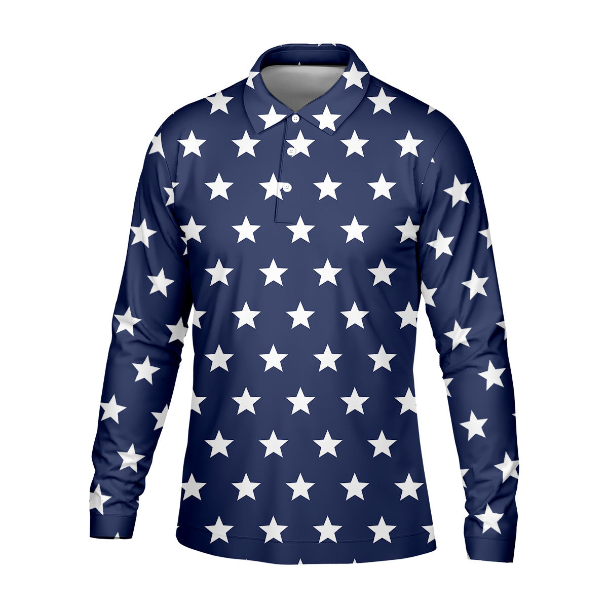 Star Spangled Men Polo, Mens Golf Polo Shirts, Golf Accessories For Men, Golf Gift For Men