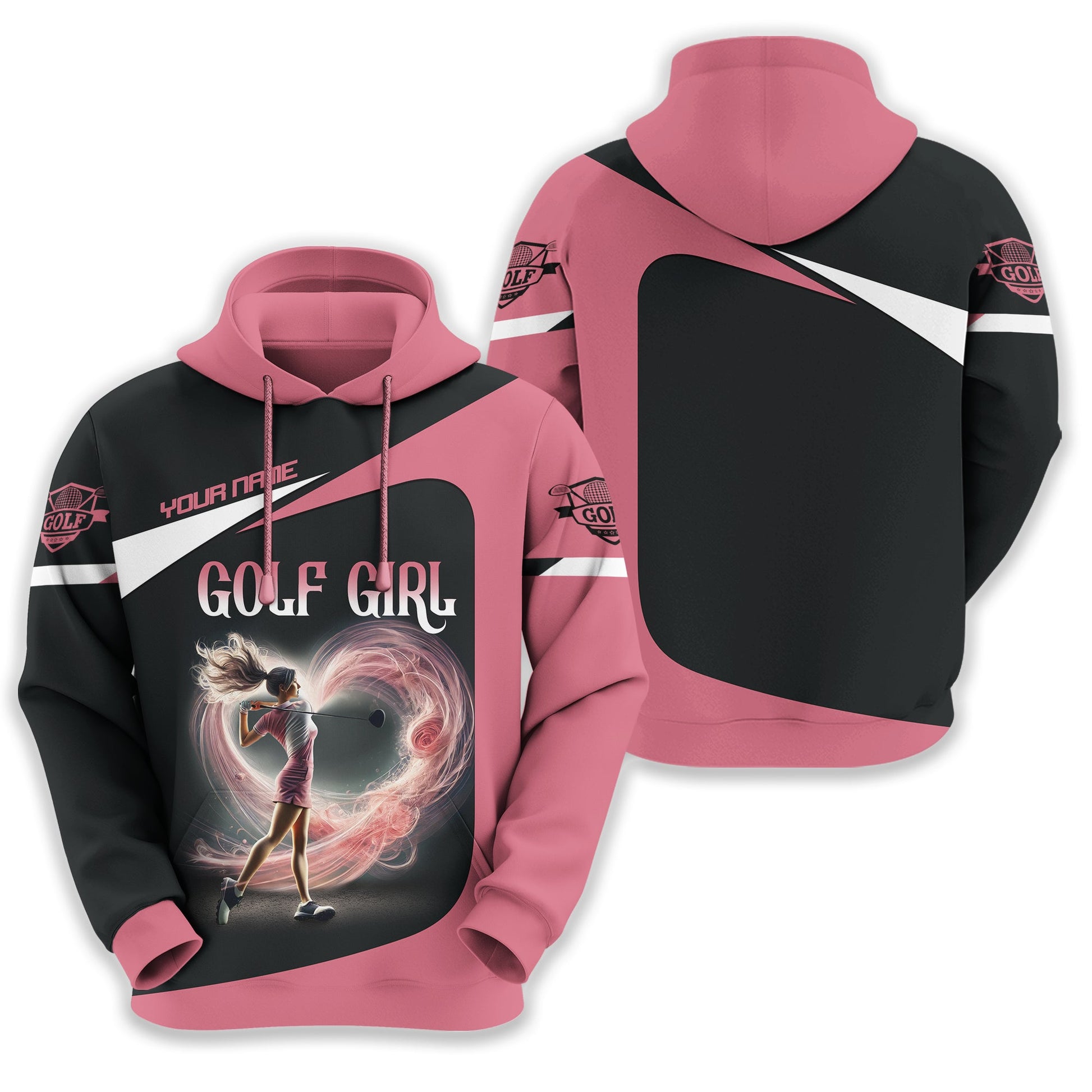 Golf Girl Custom Womens Golf Polo Shirt, Golfing Apparel, Womens Golf Gifts