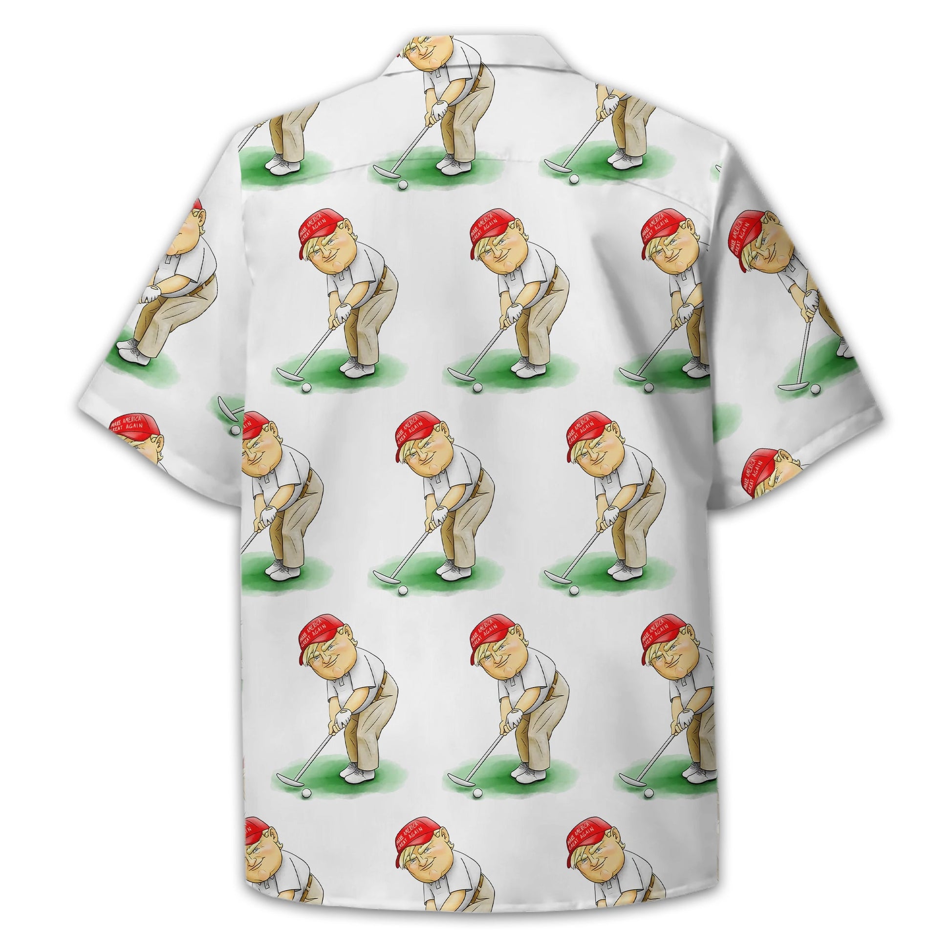 Trump Presidential Men's Golf Polo Shirt, Funny Golf Shirt, Gift For Golfers
