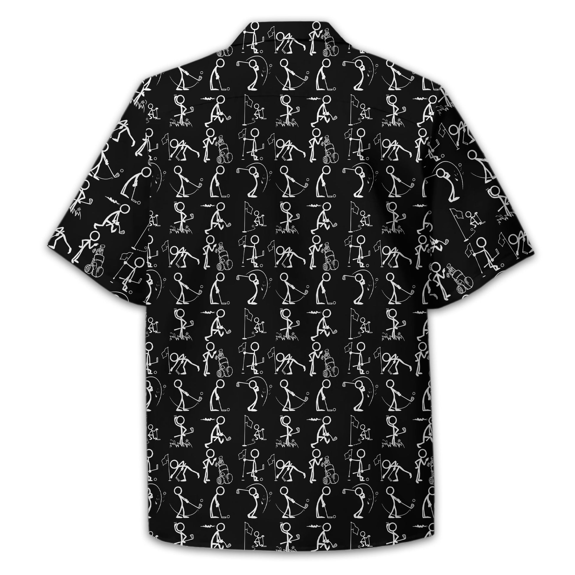 Black Golf Polo Shirt, Funny Golf Shirt, Gift For Golfers